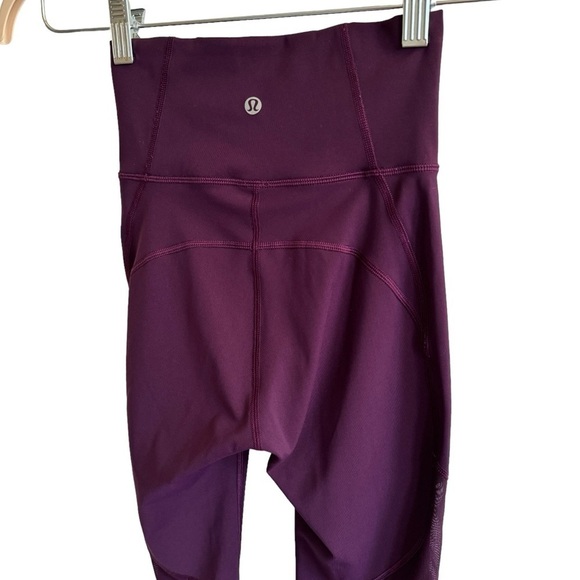 Lululemon Hot Like Agni Pant, Darkest Magenta, Size 2 - Picture 11 of 13